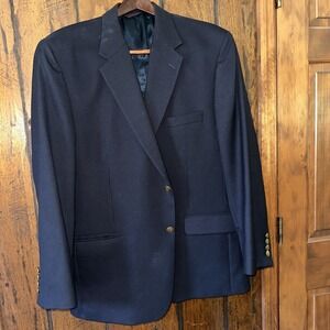 Club Room By Charter Club Mens Regular fit Sport Coat Blazer  Wool Size 46
